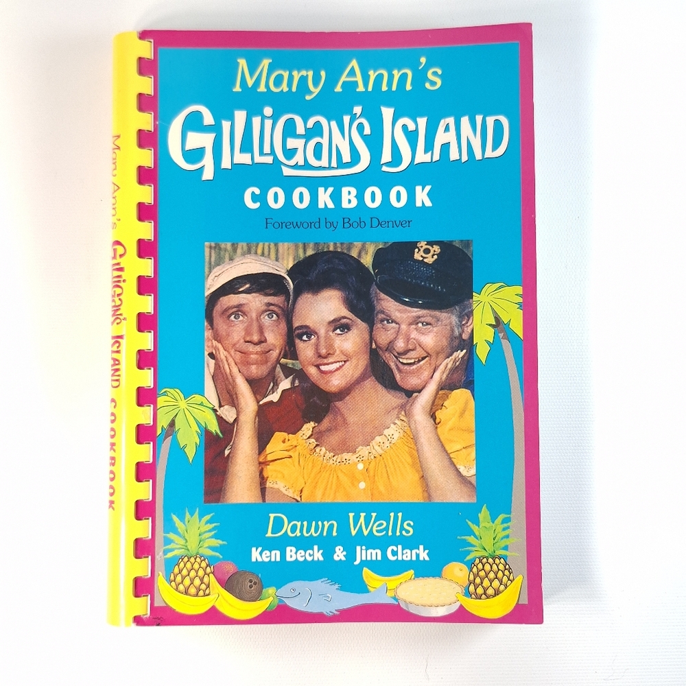Gilligan's Island Mary Ann's Vtg Cookbook Book by Dawn Wells, Jim Clark, Ken Bec